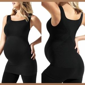 NEW $72 Blanqi‎ Everyday Maternity Belly Support Tank Top Black [ Small ]